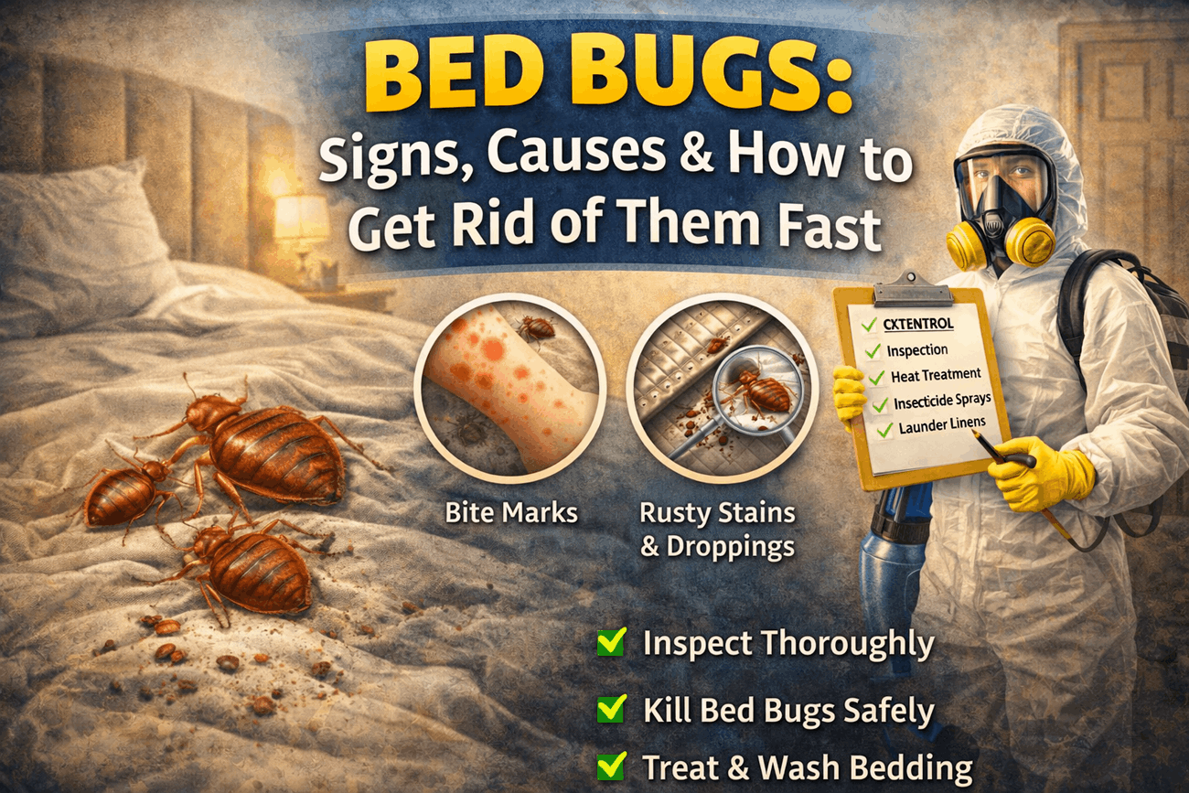 Bed Bugs: Signs, Causes & How to Get Rid of Them Fast